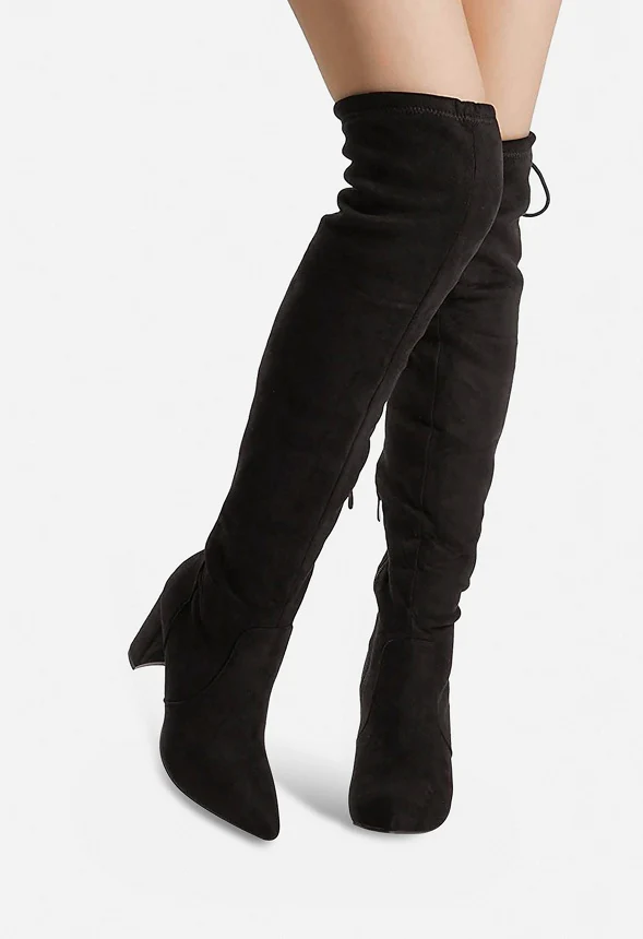 Block Heel Over The Knee Boot - Image 3