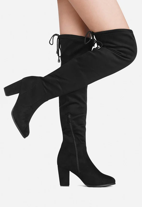 Block Heel Over The Knee Boot - Image 5