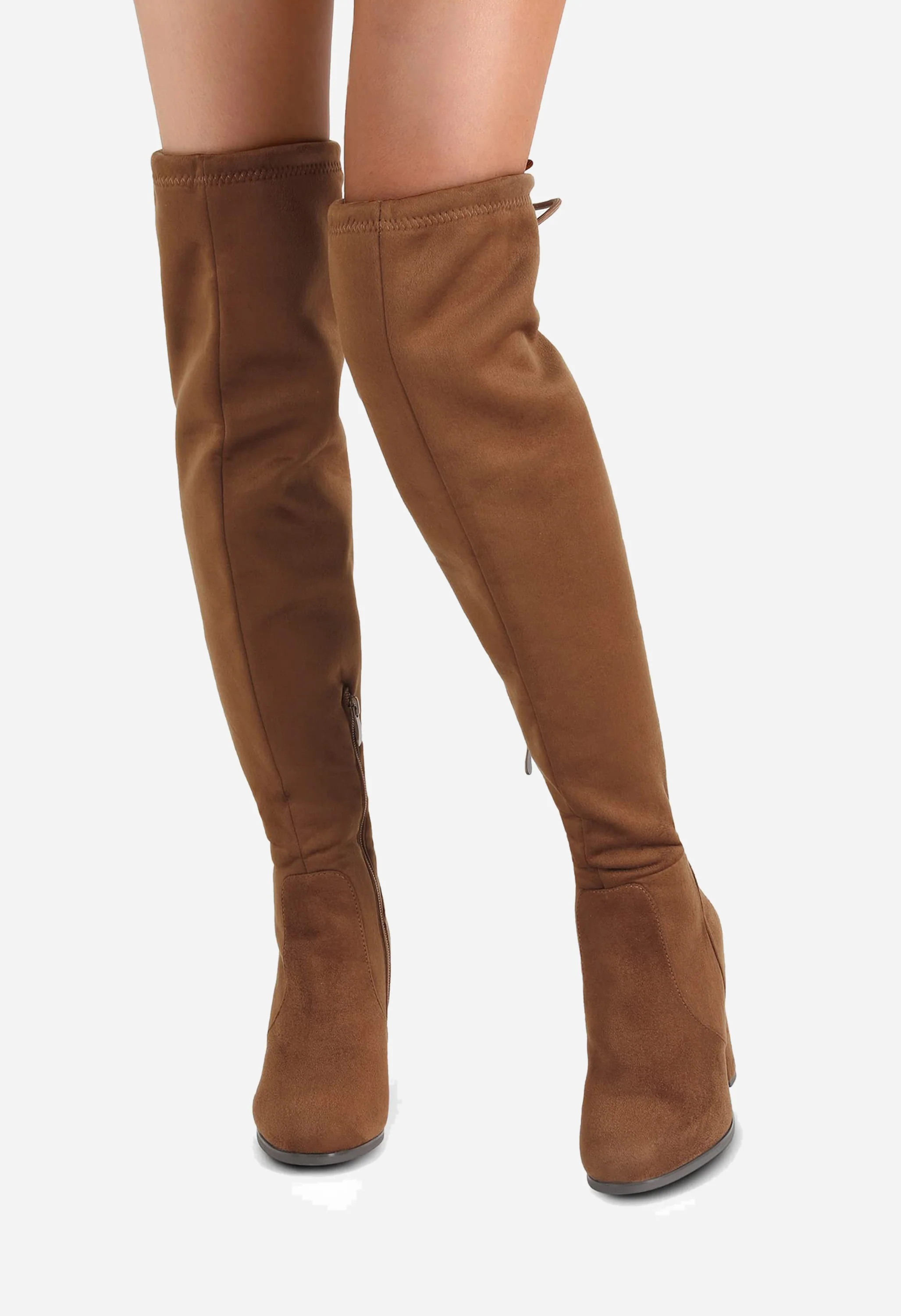 Block Heel Over The Knee Boot - Image 2