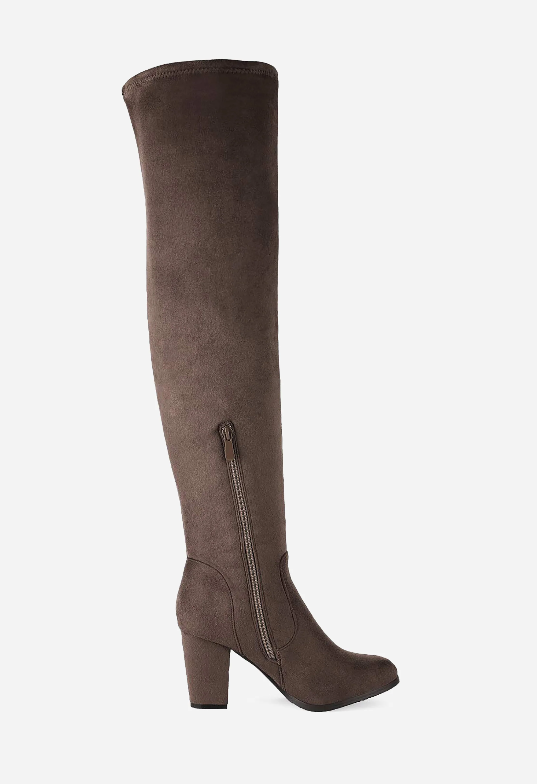 Block Heel Over The Knee Boot - Image 2