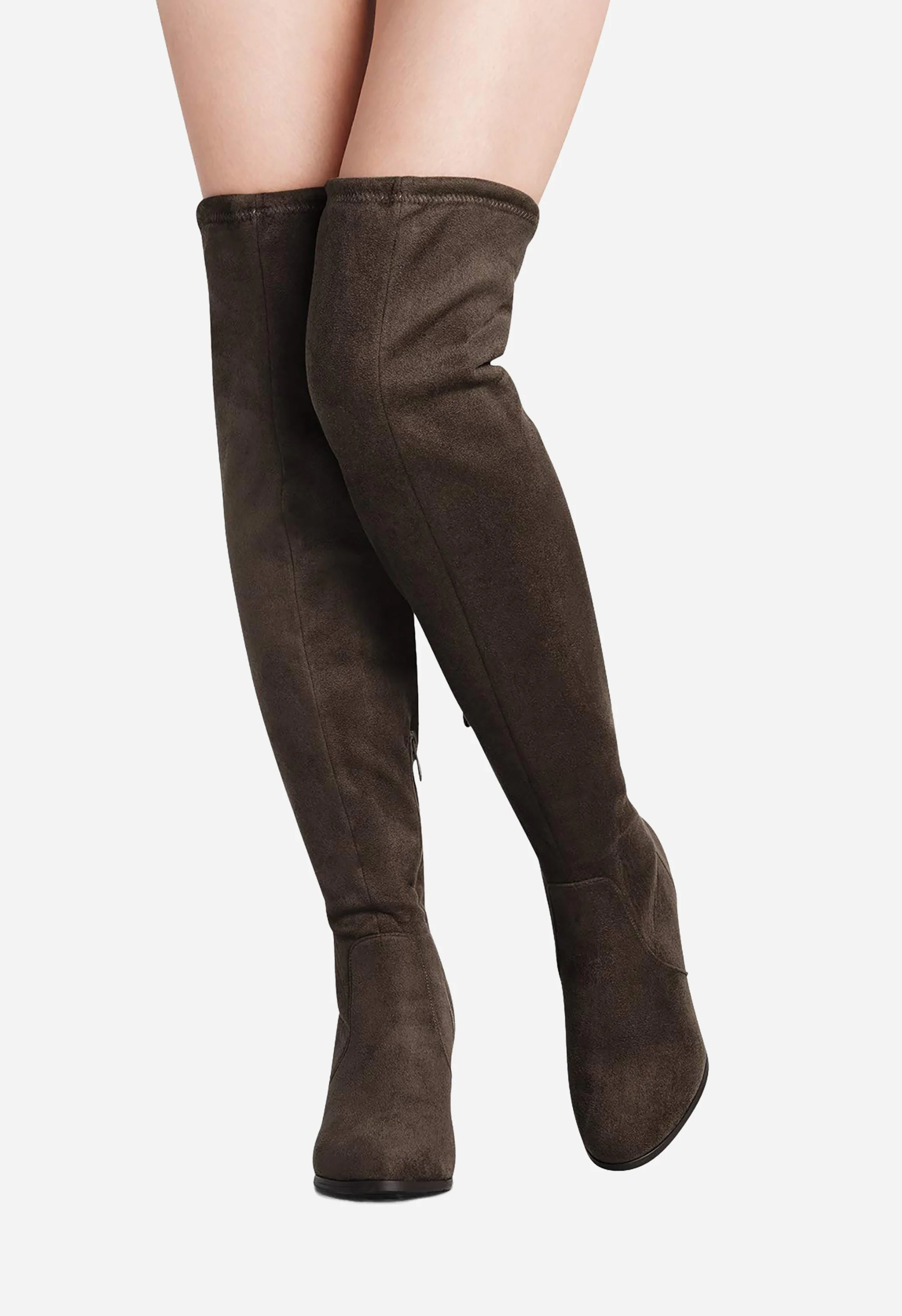 Block Heel Over The Knee Boot - Image 3