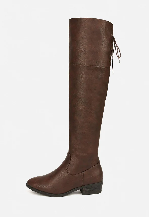 Block Heel Over The Knee High Boot - Image 3