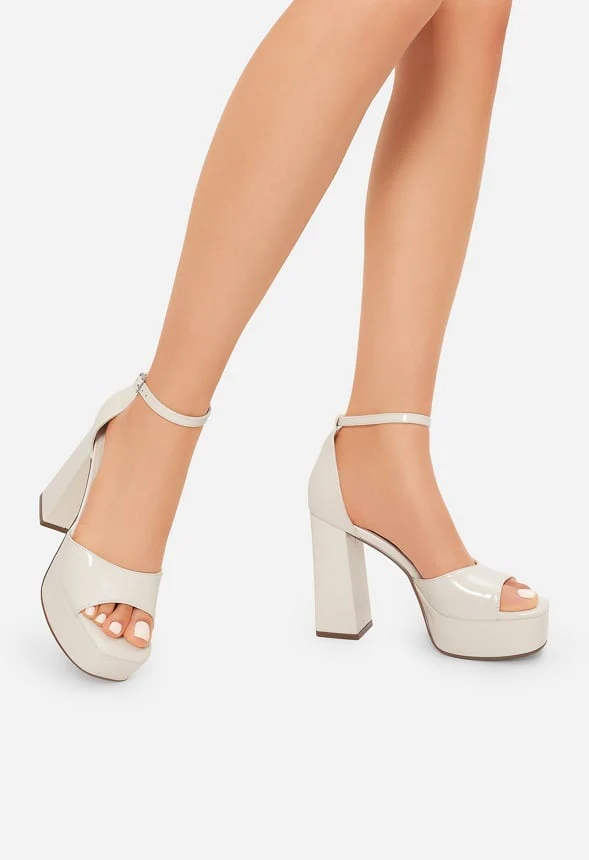Block Heel Platform Sandals - Image 2