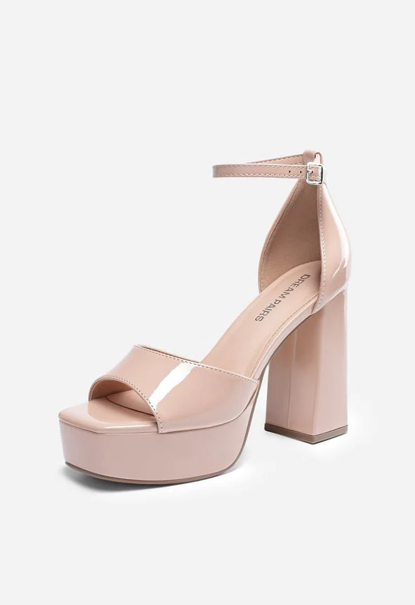 Block Heel Platform Sandals - Image 3
