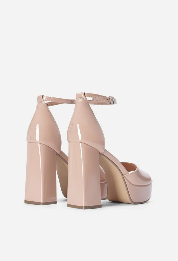 Block Heel Platform Sandals - Image 4