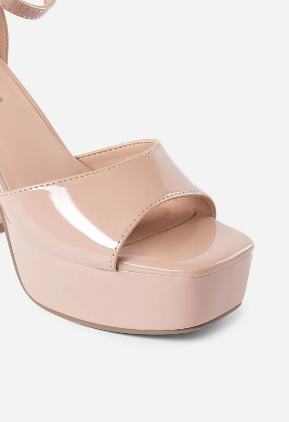 Block Heel Platform Sandals - Image 5