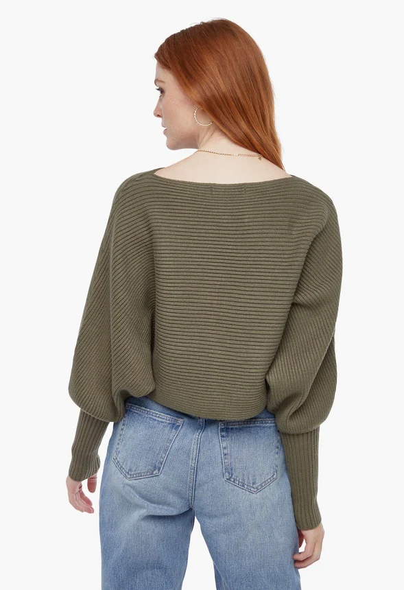 Blouson Sleeve Sweater - Image 2