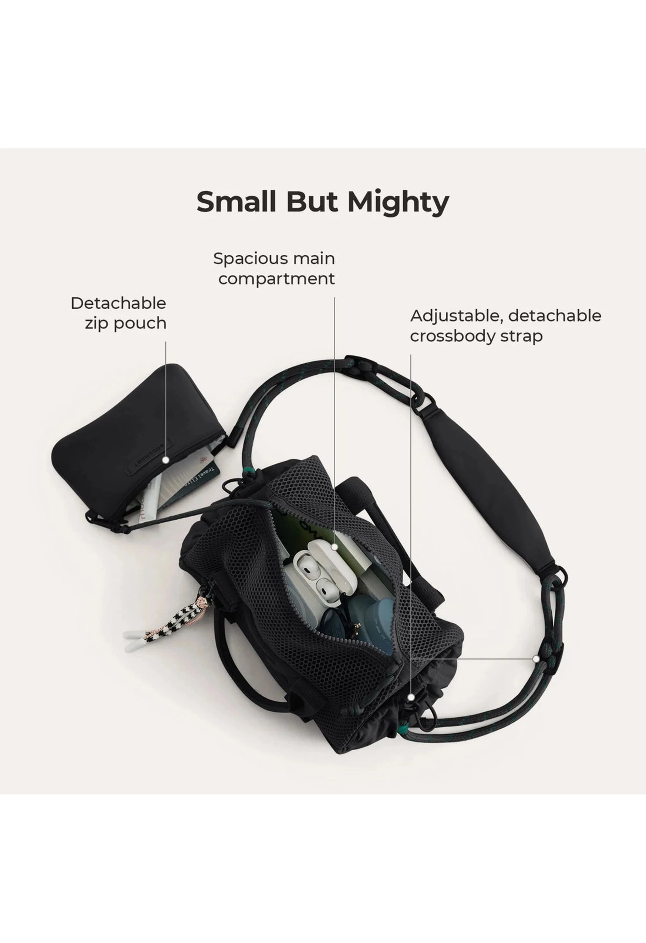 REIKI 5.5L Mesh Mini Duffle - Image 3