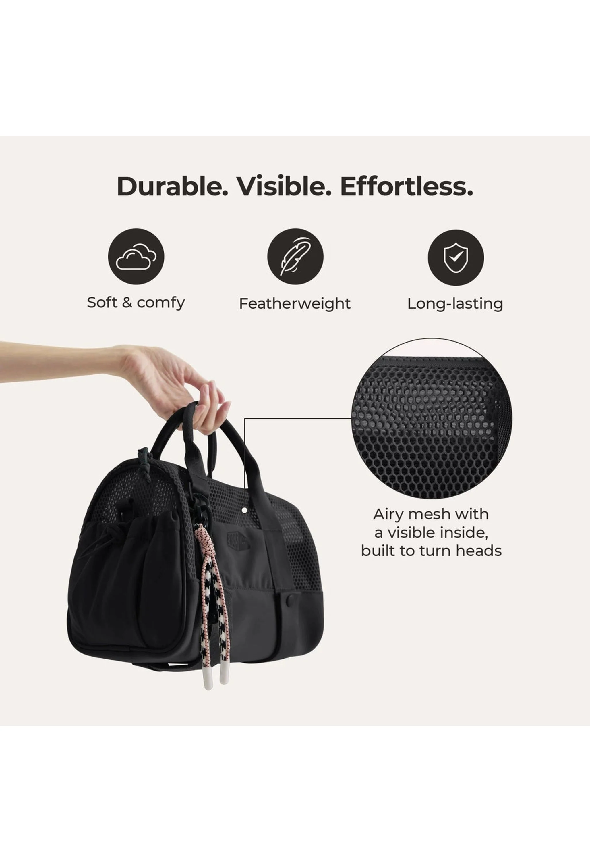 REIKI 5.5L Mesh Mini Duffle - Image 8