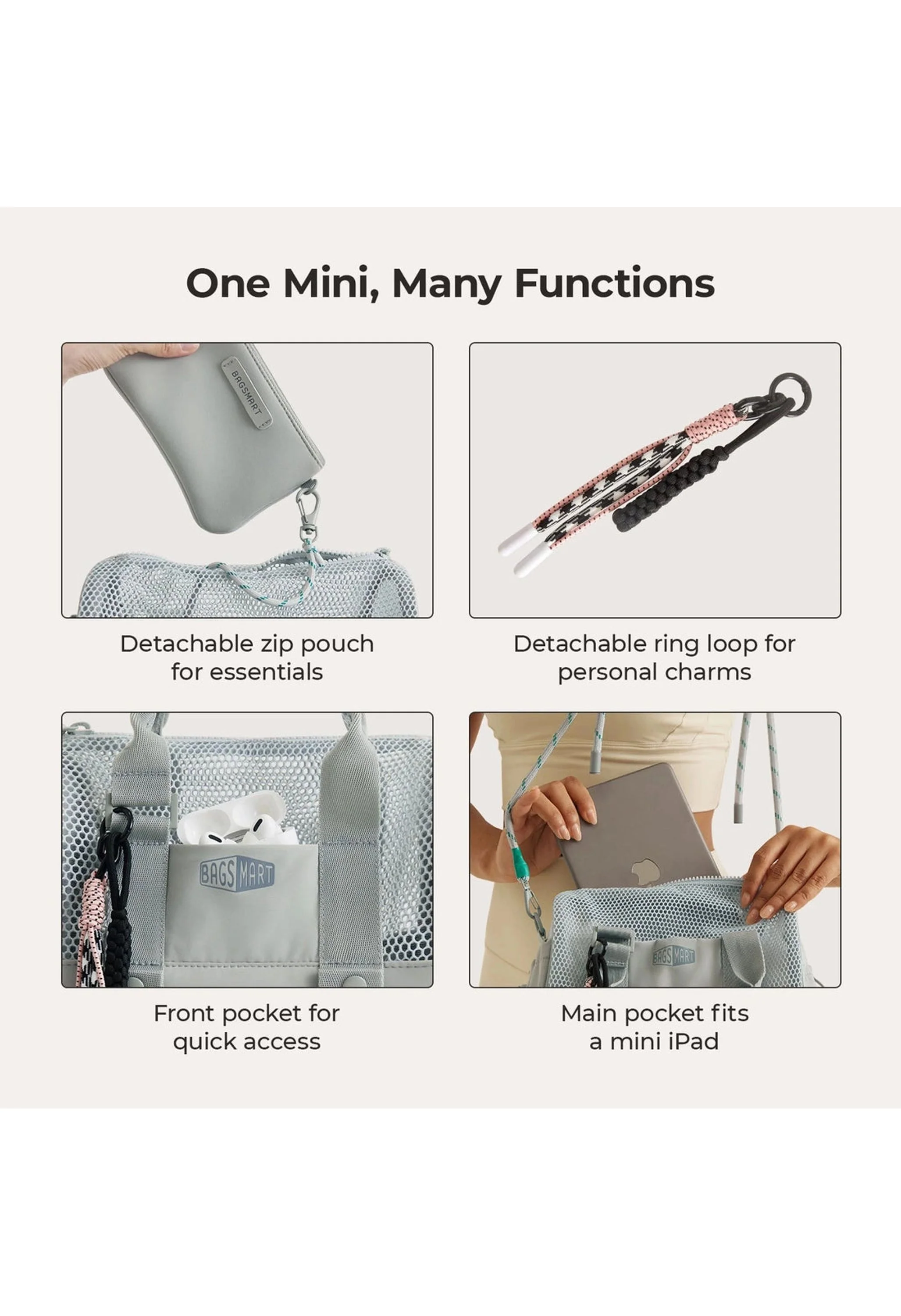 REIKI 5.5L Mesh Mini Duffle - Image 7