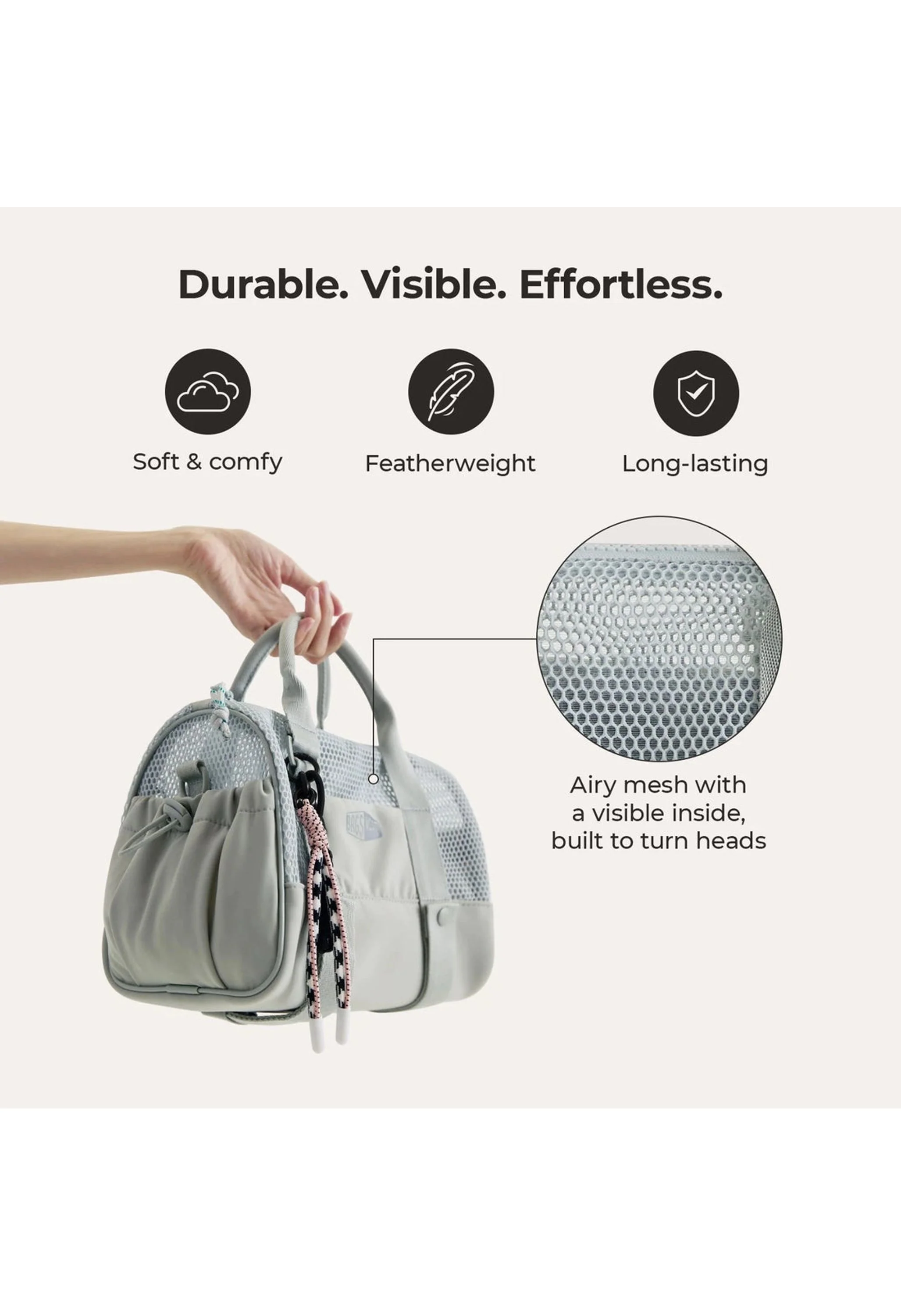 REIKI 5.5L Mesh Mini Duffle - Image 8