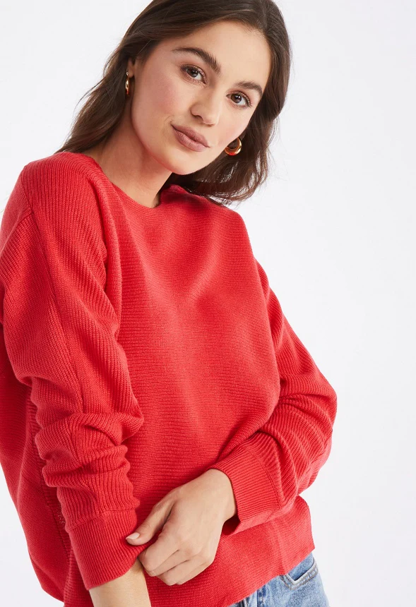 Boat Neck Pullover Sweater - Image 4