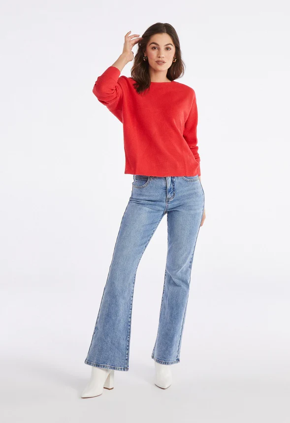 Boat Neck Pullover Sweater - Image 5