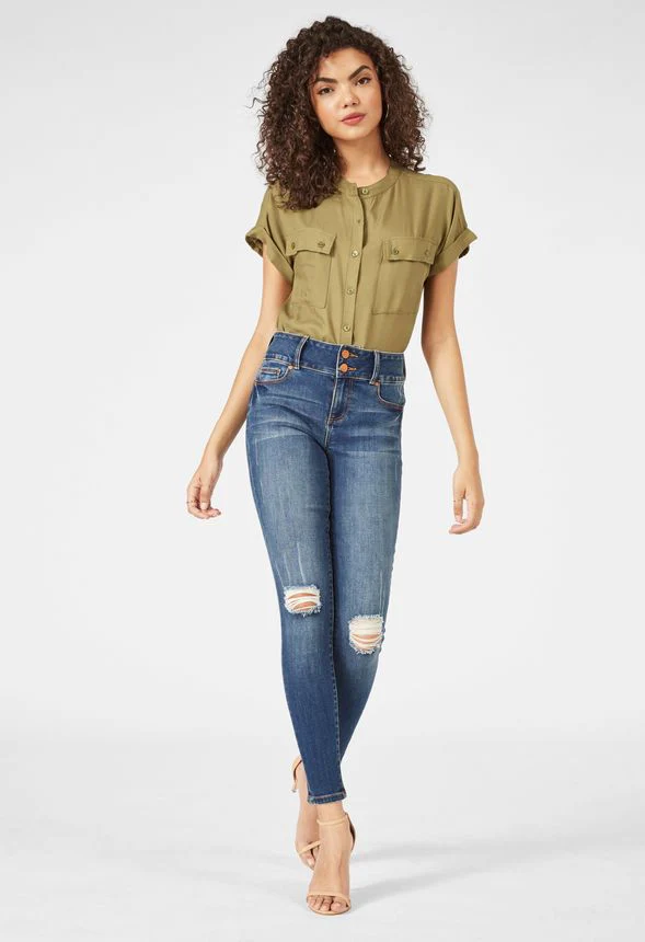 Booty Lifter Skinny Jeans - Image 3