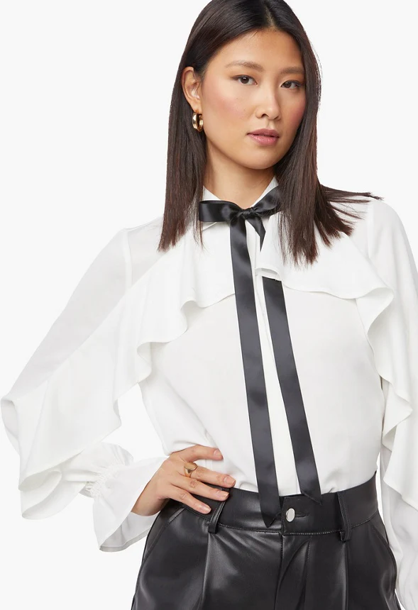 Bow Tie Blouse - Image 4