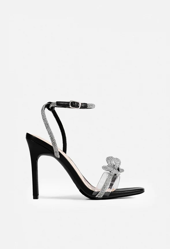 Bowknots Square Toe Rhinestone Heel - Image 3