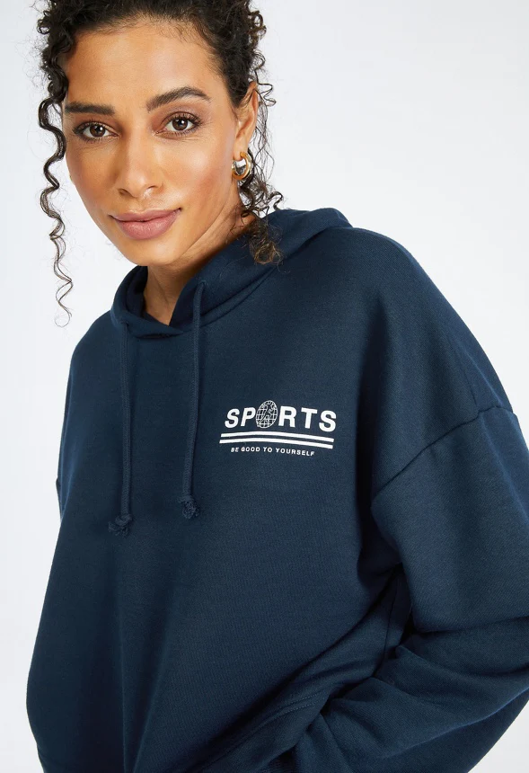 Boxy Fleece Sweatshirt - Image 3
