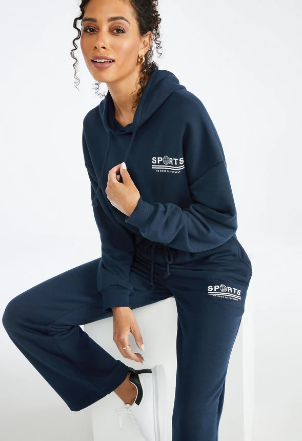 Boxy Fleece Sweatshirt - Image 4