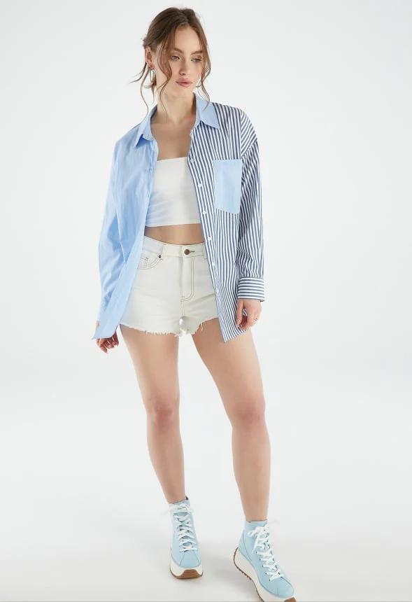 Boyfriend Button Down Shirt - Image 5