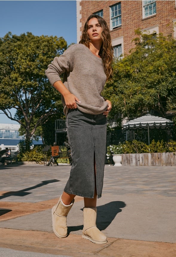 Boyfriend Pullover Crew Neck Sweater - Image 5