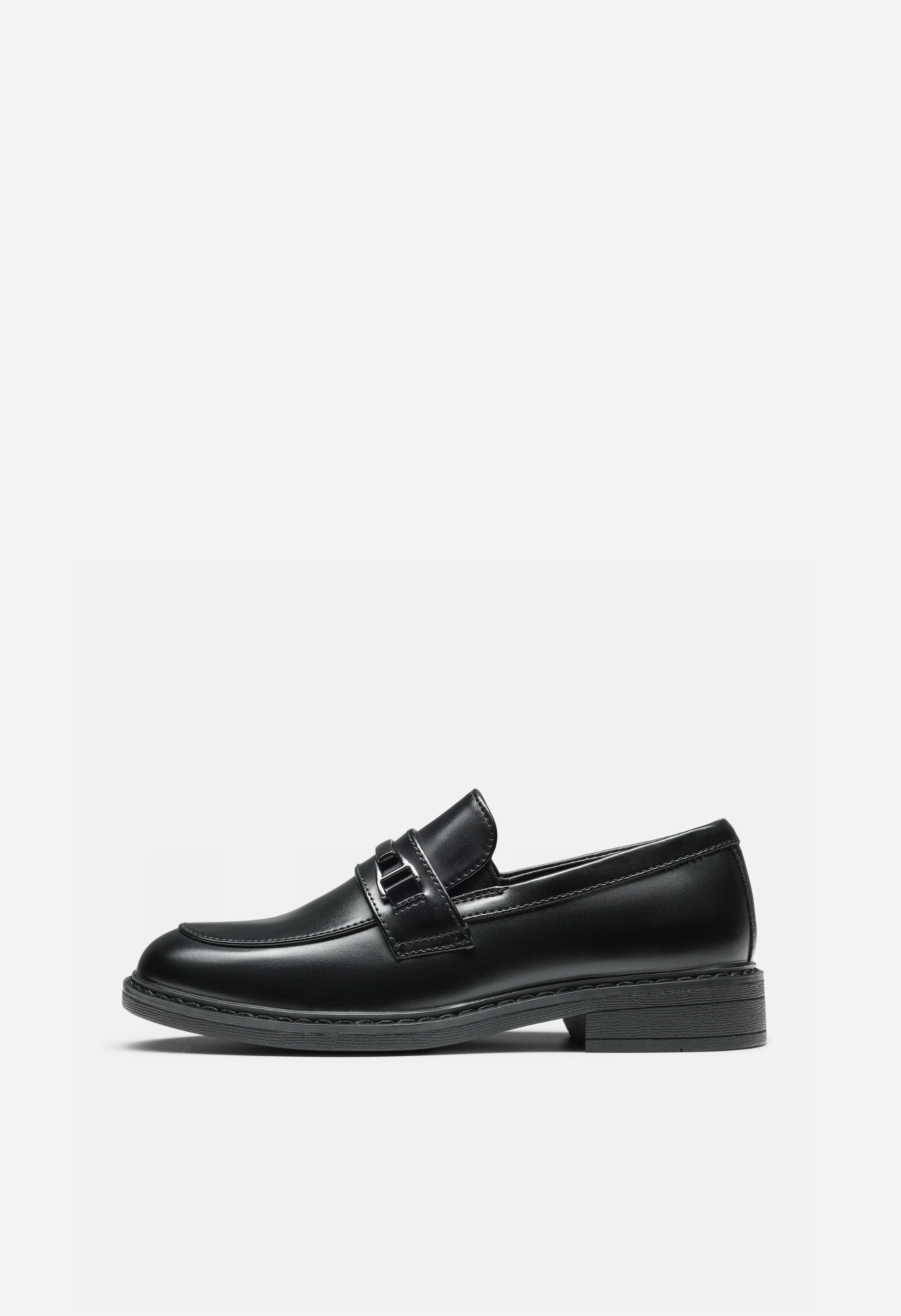 Boys' Classic Synthetic Leather Slip-On Loafers - Image 2