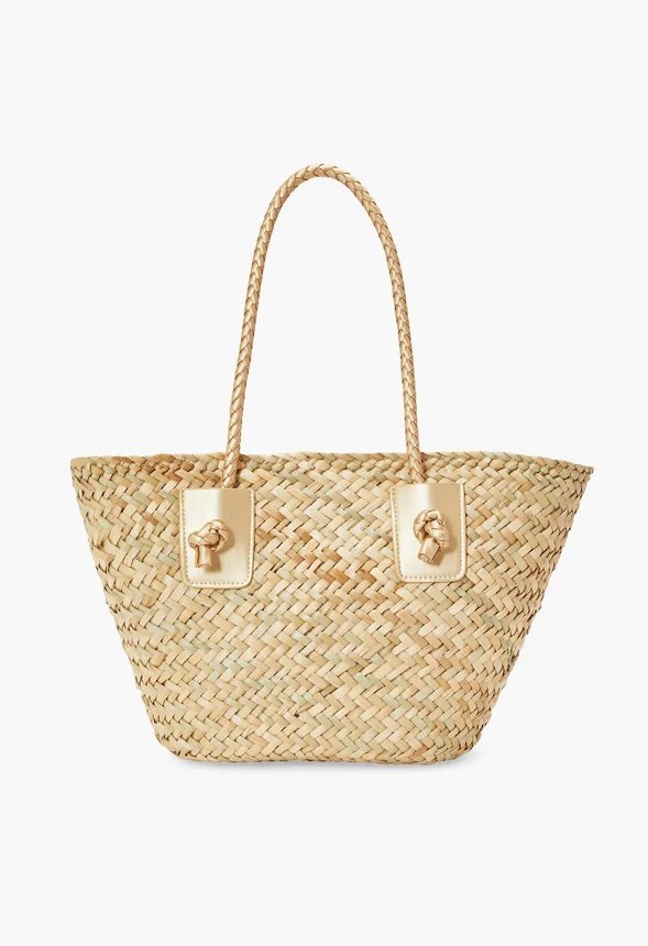 Braided Handle Beach Tote - Image 4