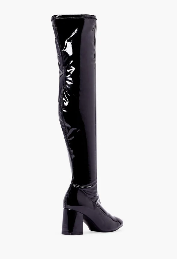 Brigitte Over-The-Knee Heeled Boot - Image 4