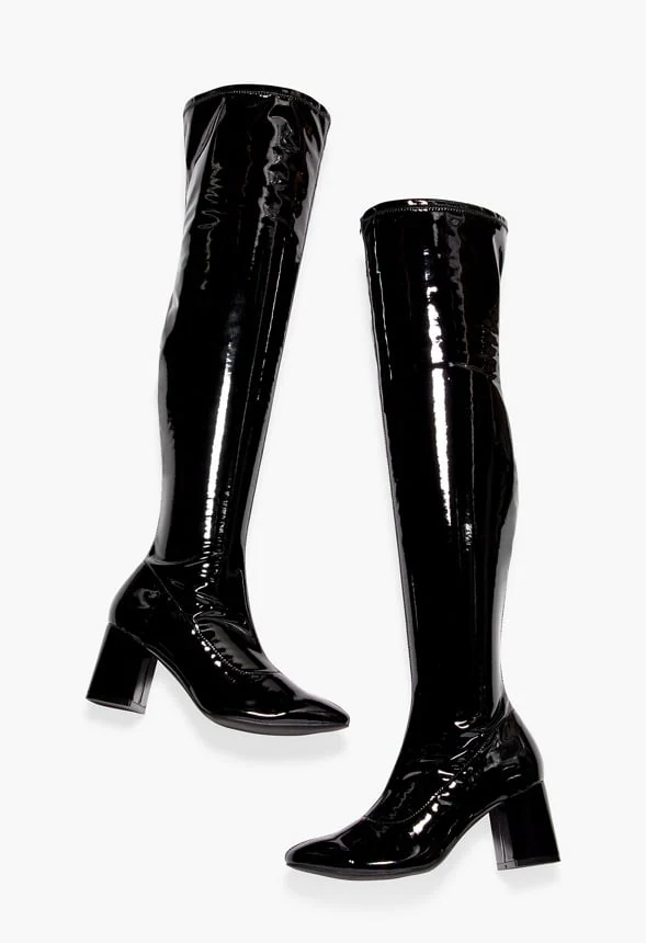 Brigitte Over-The-Knee Heeled Boot - Image 7
