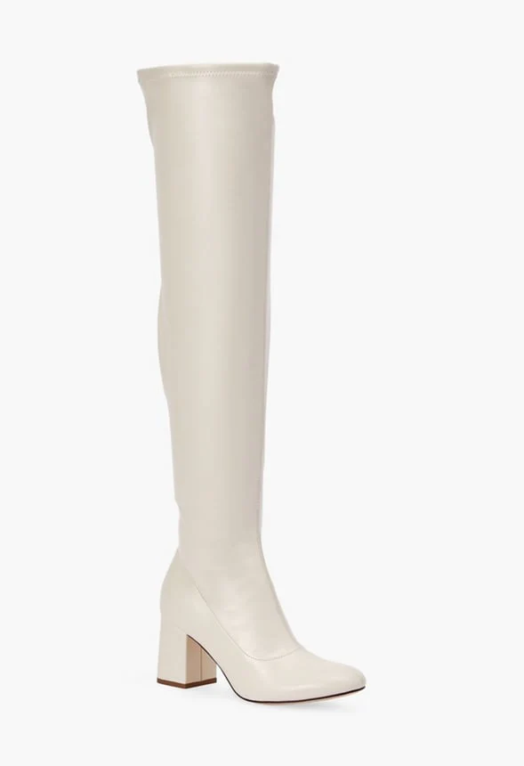 Brigitte Over-The-Knee Heeled Boot - Image 2