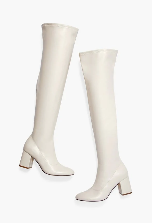 Brigitte Over-The-Knee Heeled Boot - Image 6