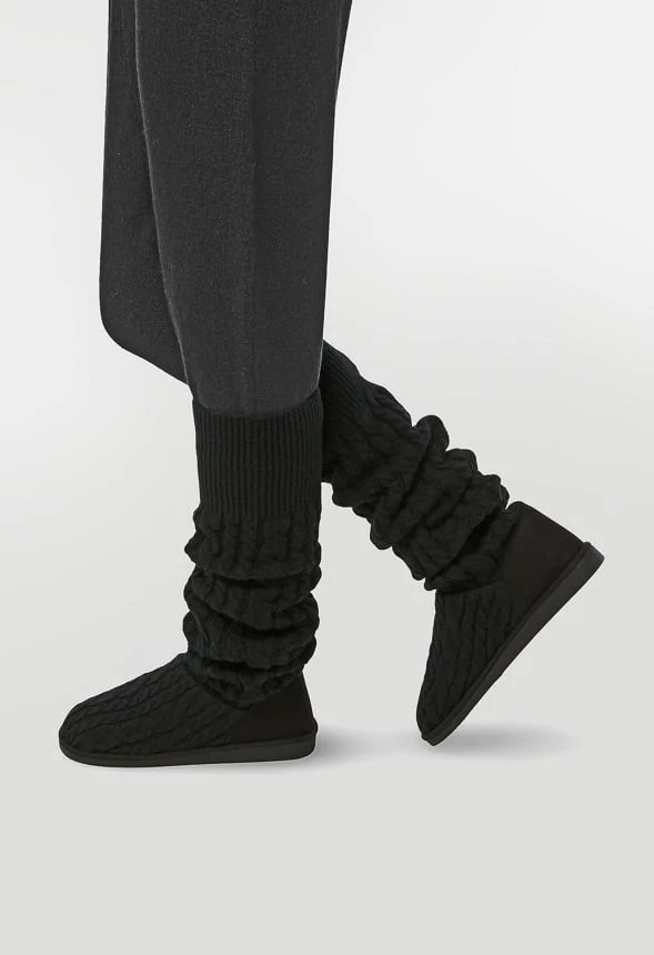 Brittany Knit Sock Fuzzie - Image 7