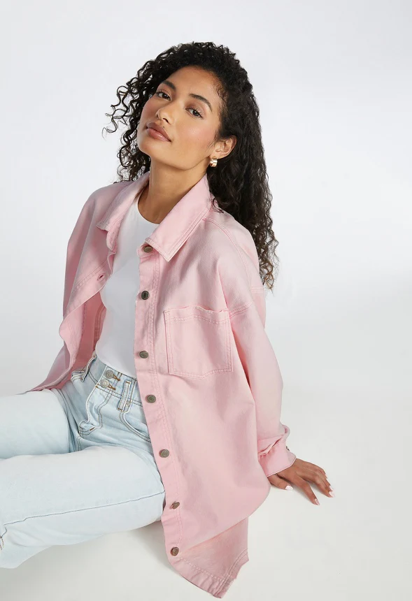 Brooks Denim Boyfriend Mini Shirt Dress - Image 2