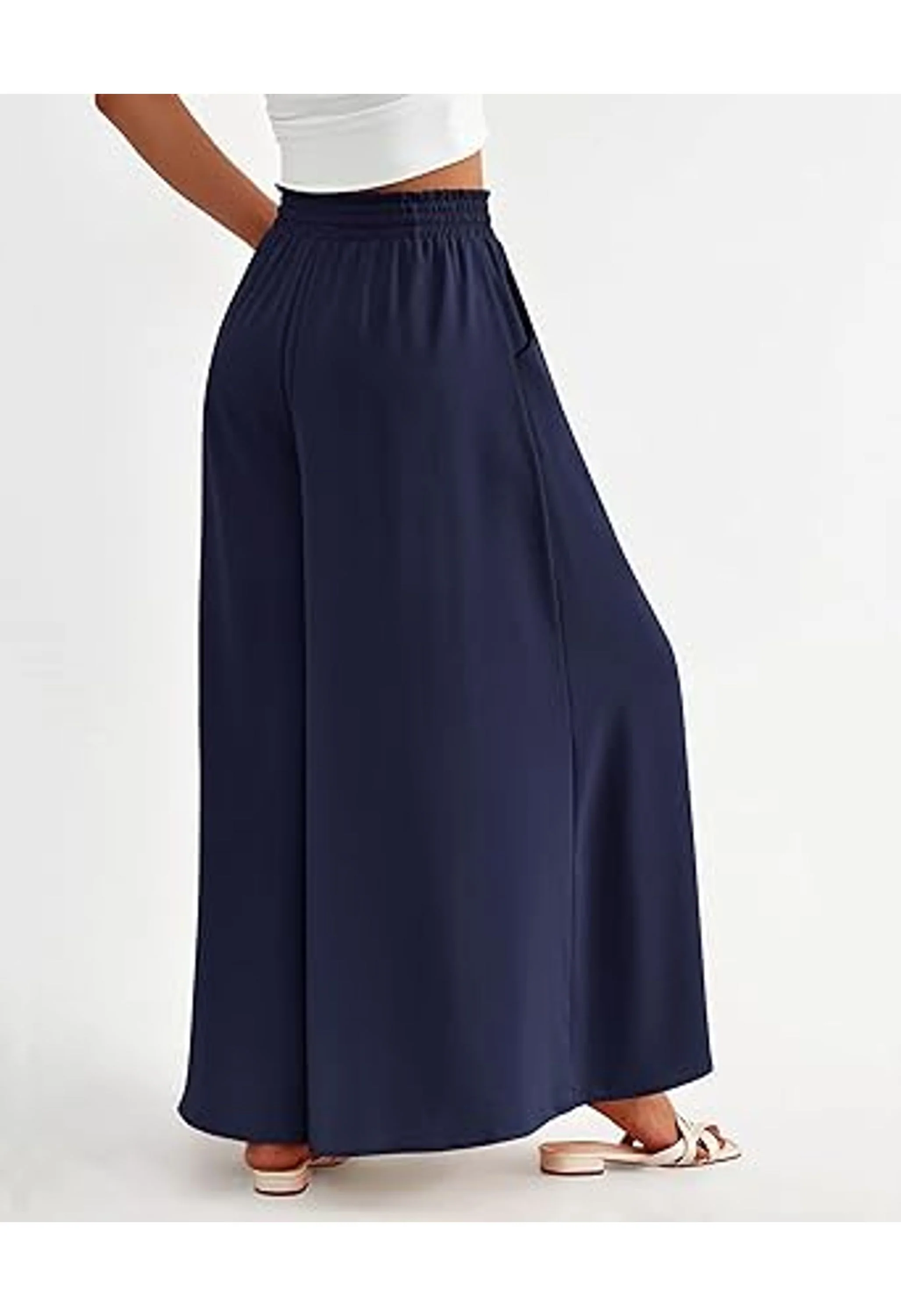 Women's High Waist Wide Leg Palazzo Pants - Image 3