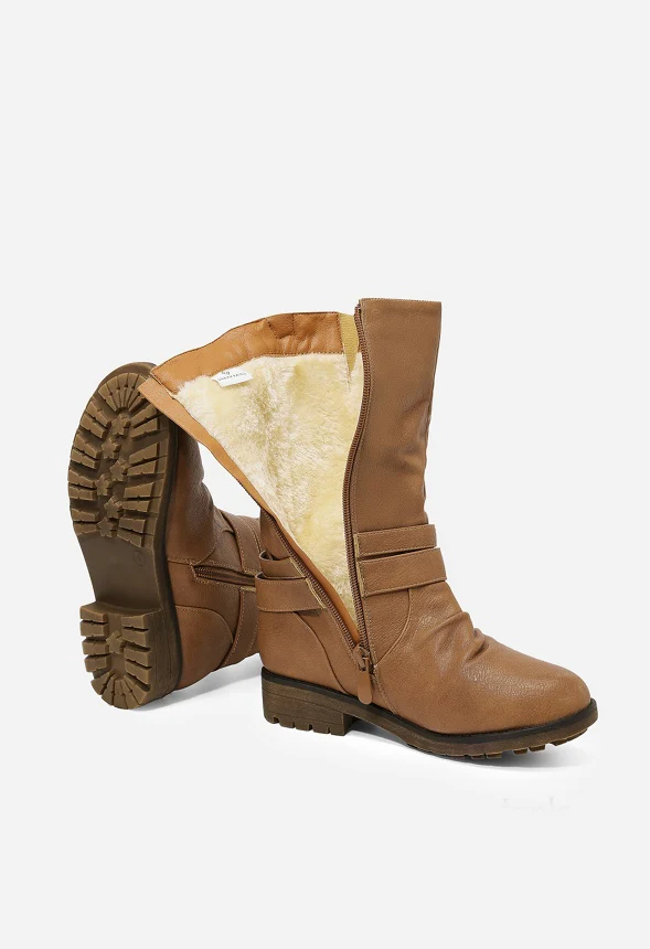 Buckle Knee High Boot - Image 2