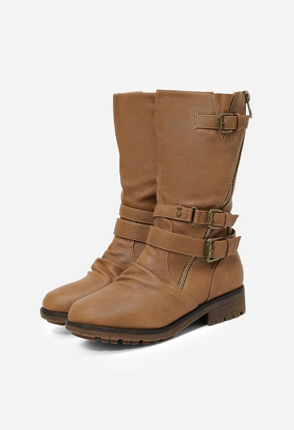 Buckle Knee High Boot - Image 3
