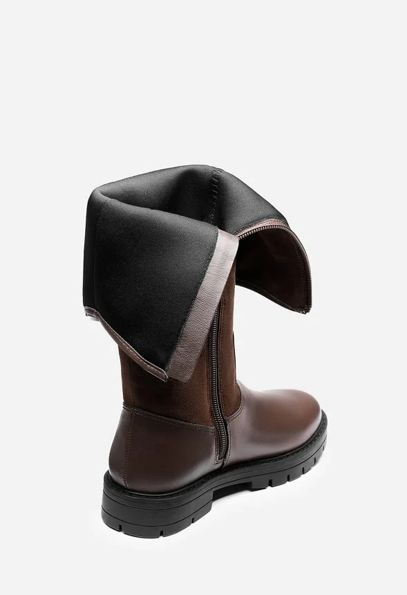 Buckle Knee High Riding Boot - Image 4