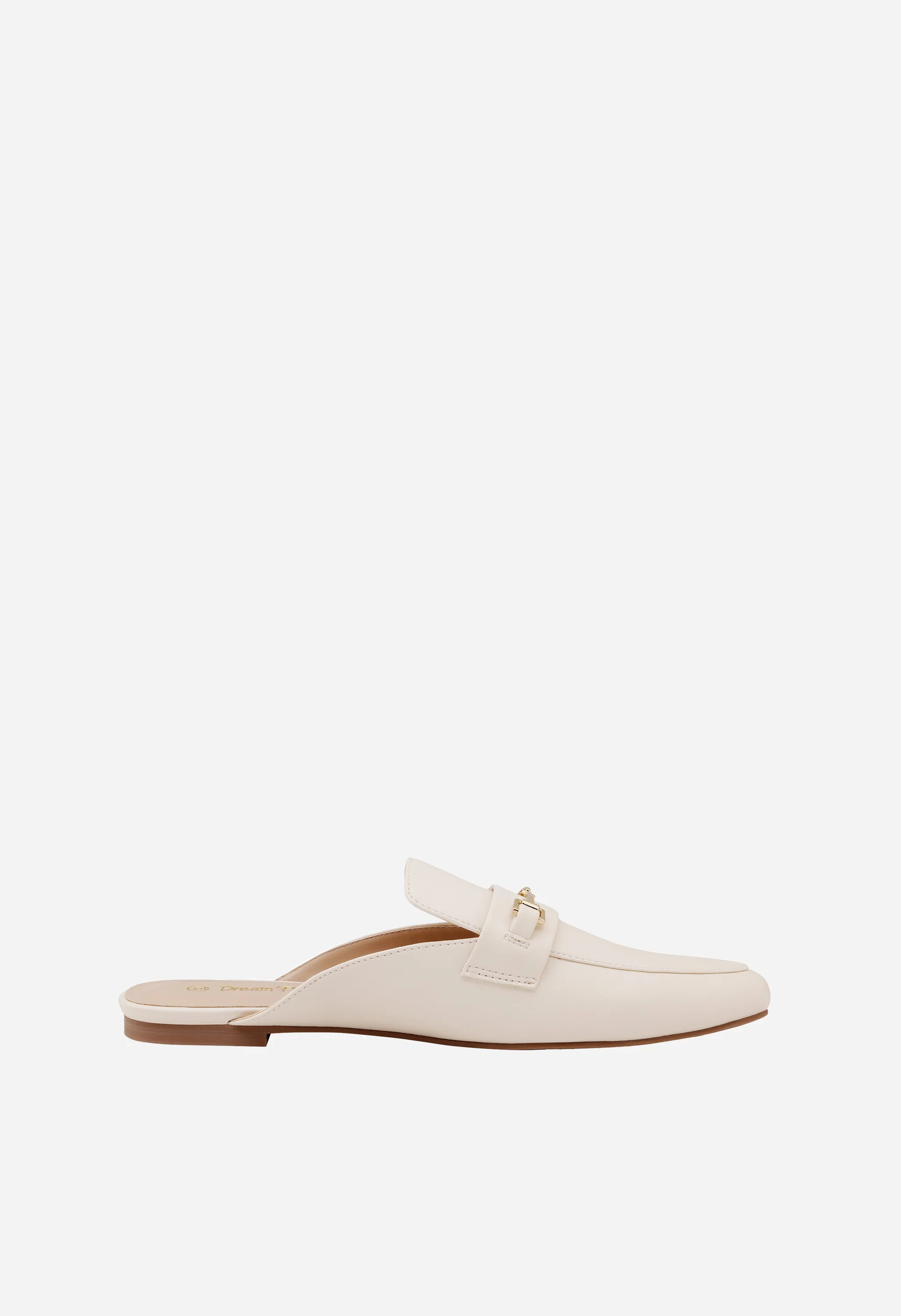Buckle Pointed Toe Flat Mule - Image 3