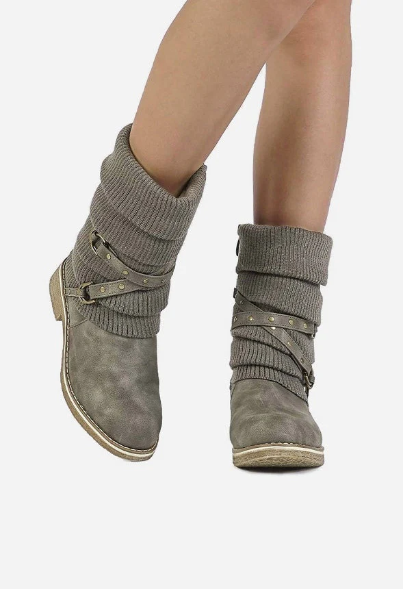 Buckle Strap Mid Calf Snow Boot - Image 2