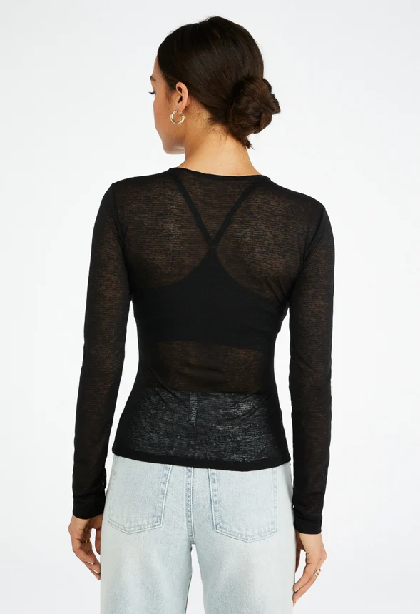 Burnout Long Sleeve Top - Image 2