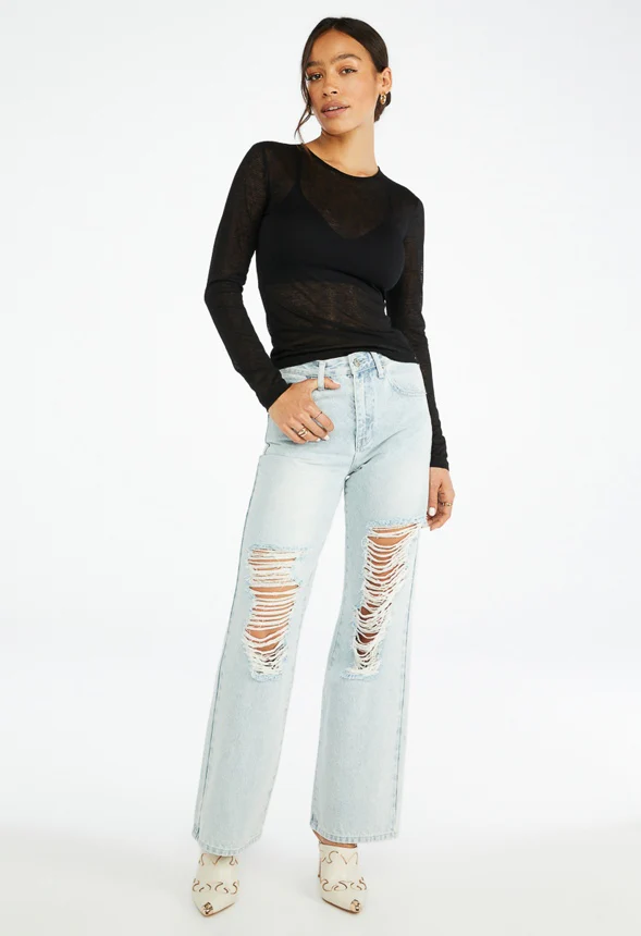 Burnout Long Sleeve Top - Image 4