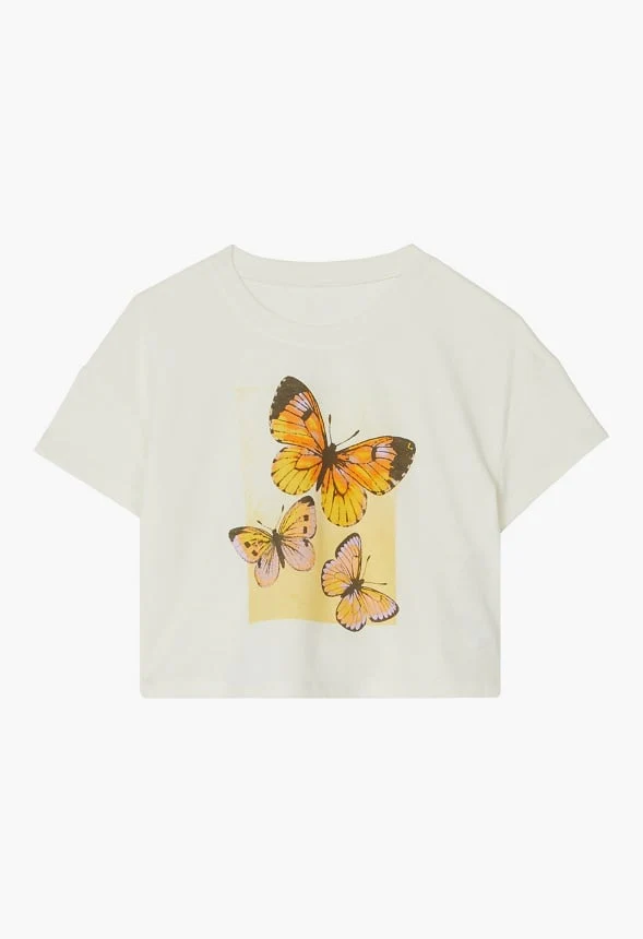 Butterfly Cropped Tee - Image 2