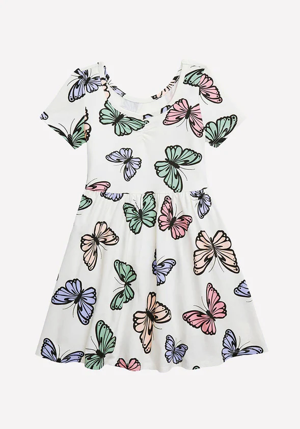 Butterfly Fit & Flare Dress - Image 2