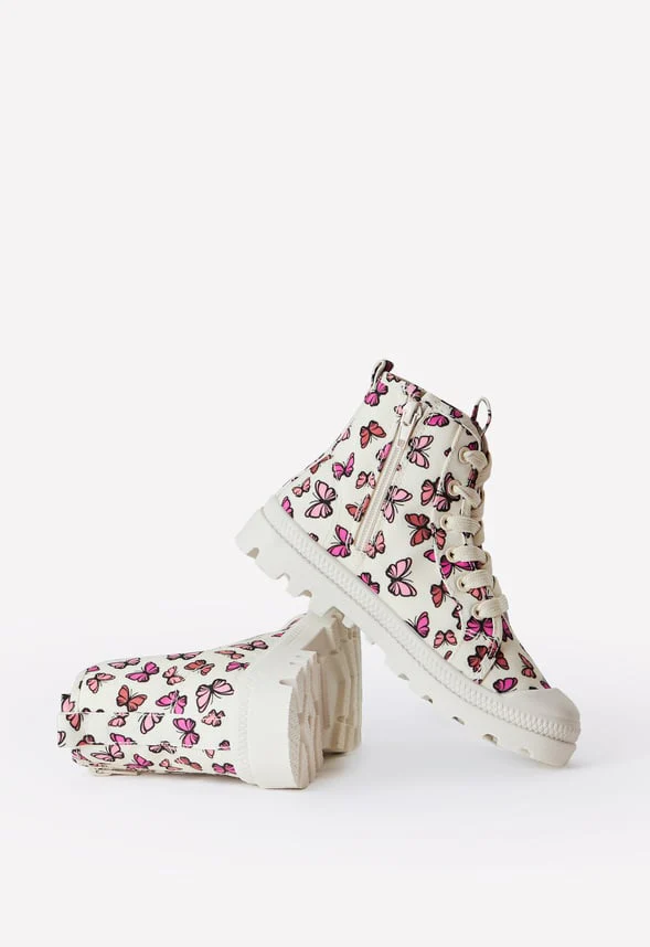 Butterfly Lug Sole High Top Sneaker - Image 3
