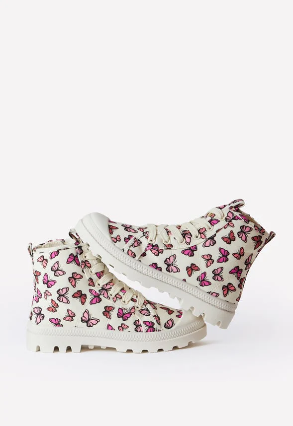 Butterfly Lug Sole High Top Sneaker - Image 4