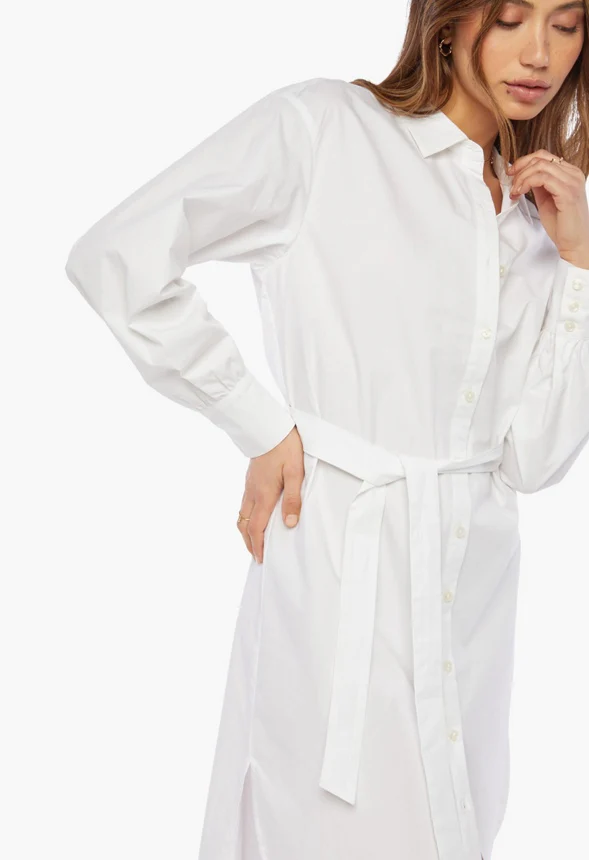 Button Front Shirt Dress - Image 4