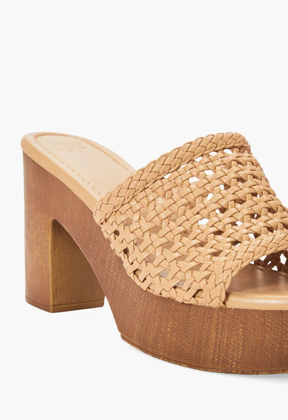 By The Coast Platform Heeled Sandal - Image 4