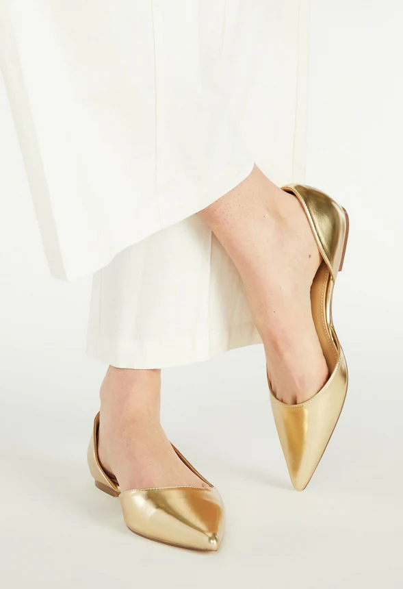 Byrdi Pointed Toe Flat - Image 7