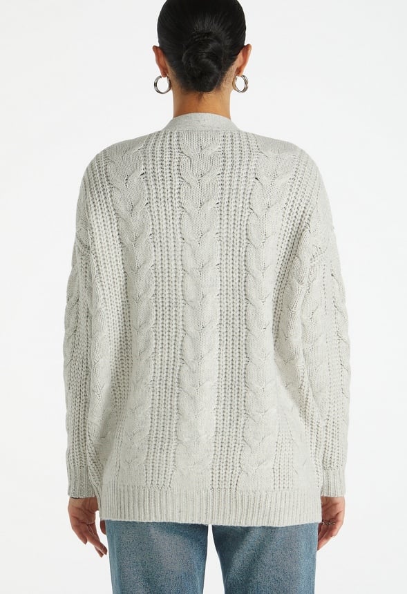Cable Boyfriend Cardigan - Image 3