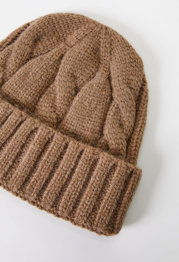 Cable Knit Beanie - Image 3