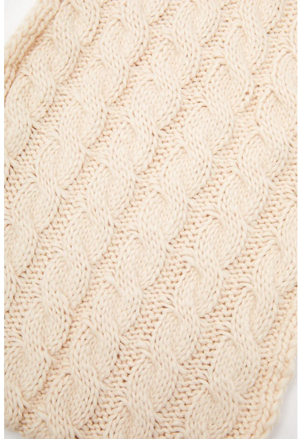 Cable Knit Infinity Scarf - Image 5